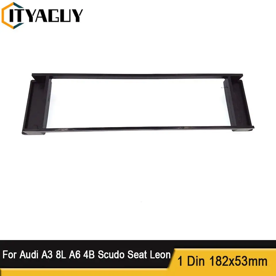 1Din Frame for Seat Toledo Leon Fiat Scudo Audi A3 8L Audi A6 4B 1 din Car Radio Frame Fascia DVD Stereo Mounting Panel Adapter