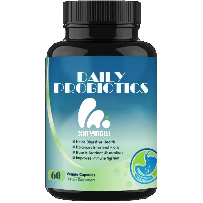 120 billion CFU probiotic prebiotics and digestive enzymes - immune digestion health support, 60 vegetable capsules