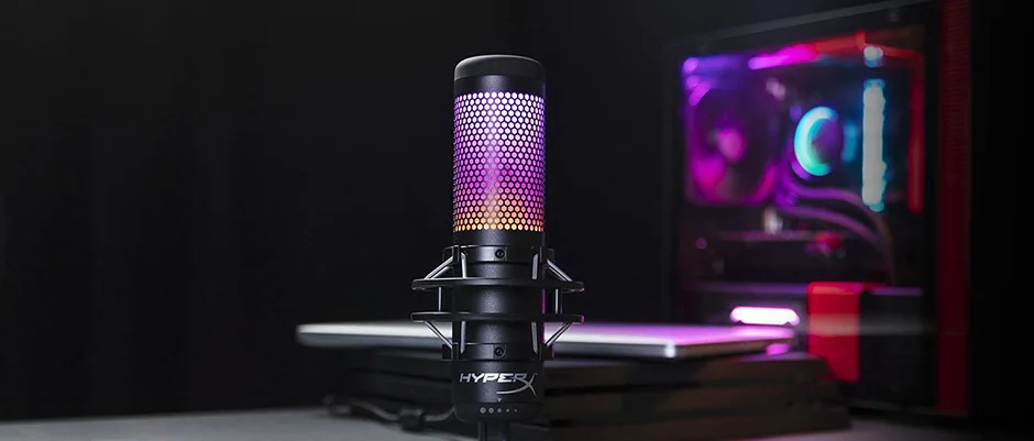 Original HyperX QuadCast S RGB Professional Microphone SoloCast