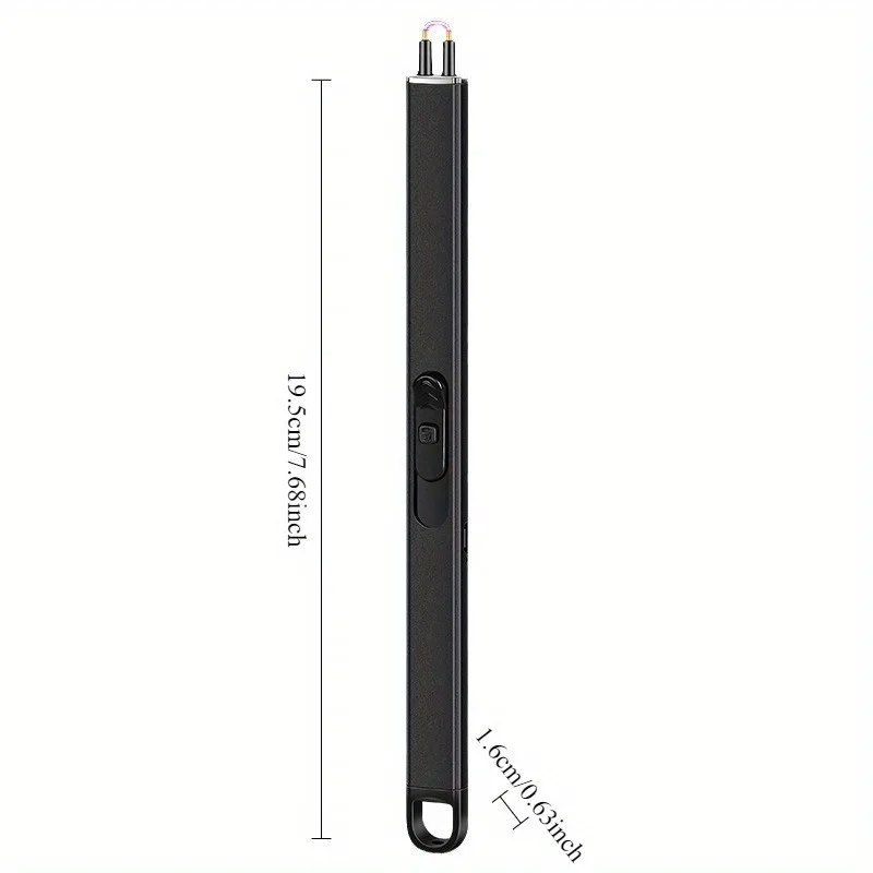 2 шт., USB перезаряжаемая электрическая зажигалка, ветрозащитная импульсная беспламенная плазменная зажигалка с плазменным зажиганием, дуговые зажигалки для кухни, свечи, барбекю, кемпинга