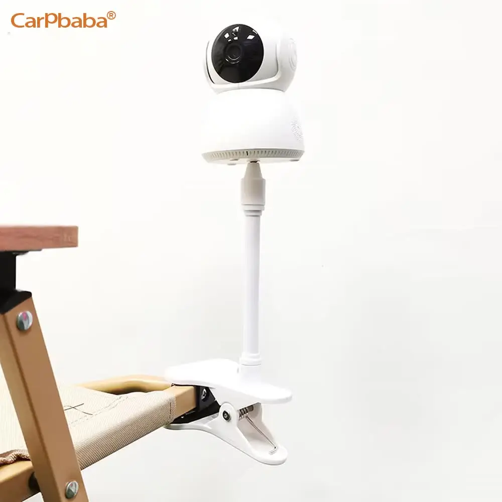 

Protable Flexible Camera Clamp Mount Baby Monitor Camera Holder Stand Webcam Monitor Punch-free Bendable Bracket Base With Clip