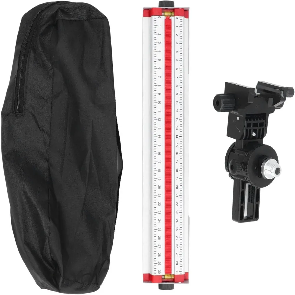 Aluminum Alloy Lasers Level Wall Mount Bracket Front Back Adjustment 180 Degree Rotation Lasers Level Holder Adjustable Height