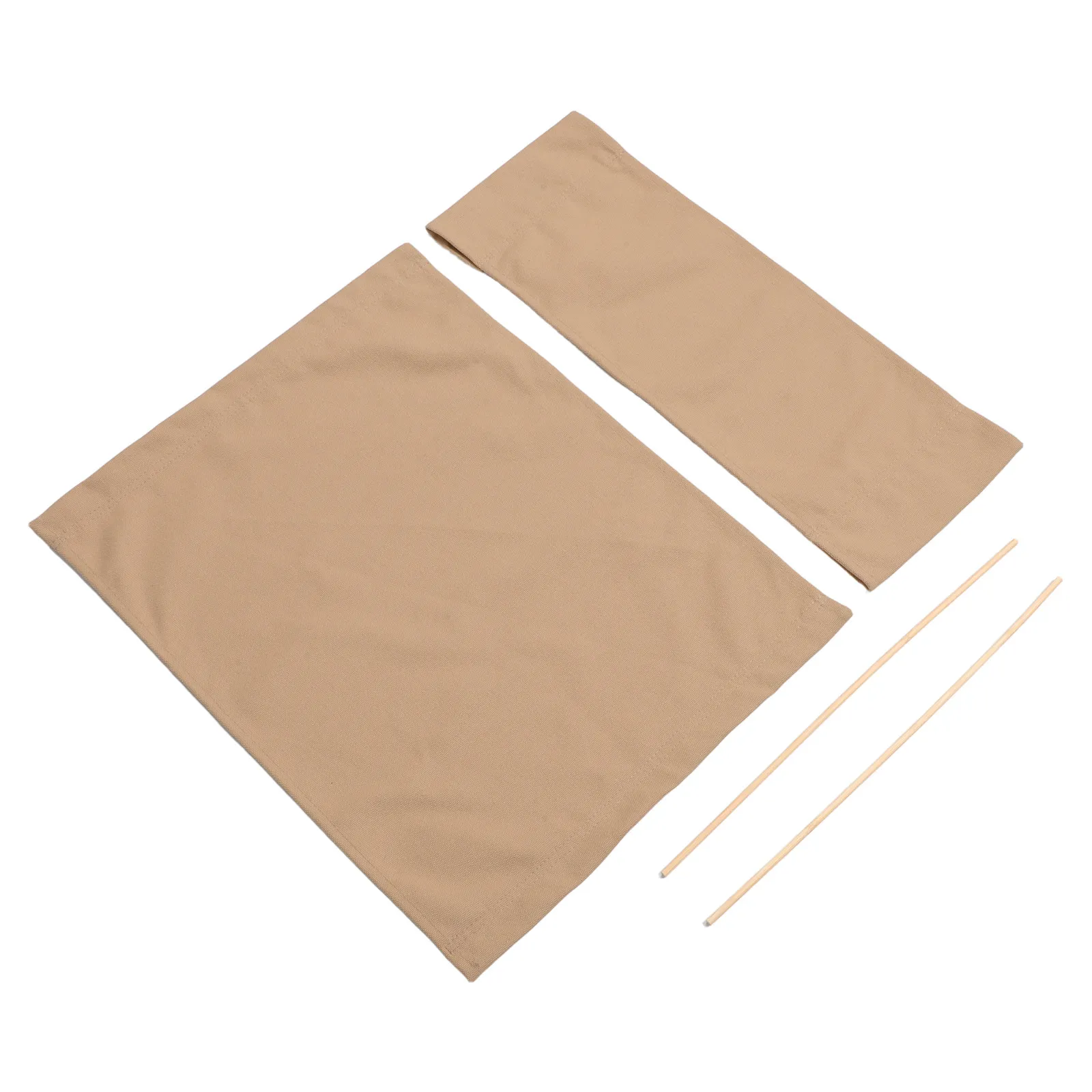 1Set Heavy Duty Director Chair Replacement Canvas Outdoor Folding Chair Fabric Natural Color Suitable for Camping Fishing Beach