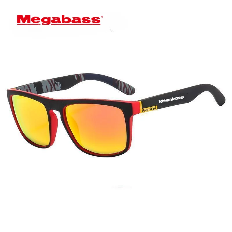 Megabass-gafas de sol polarizadas para hombre y mujer, lentes deportivas para pescar, acampar, senderismo, conducir