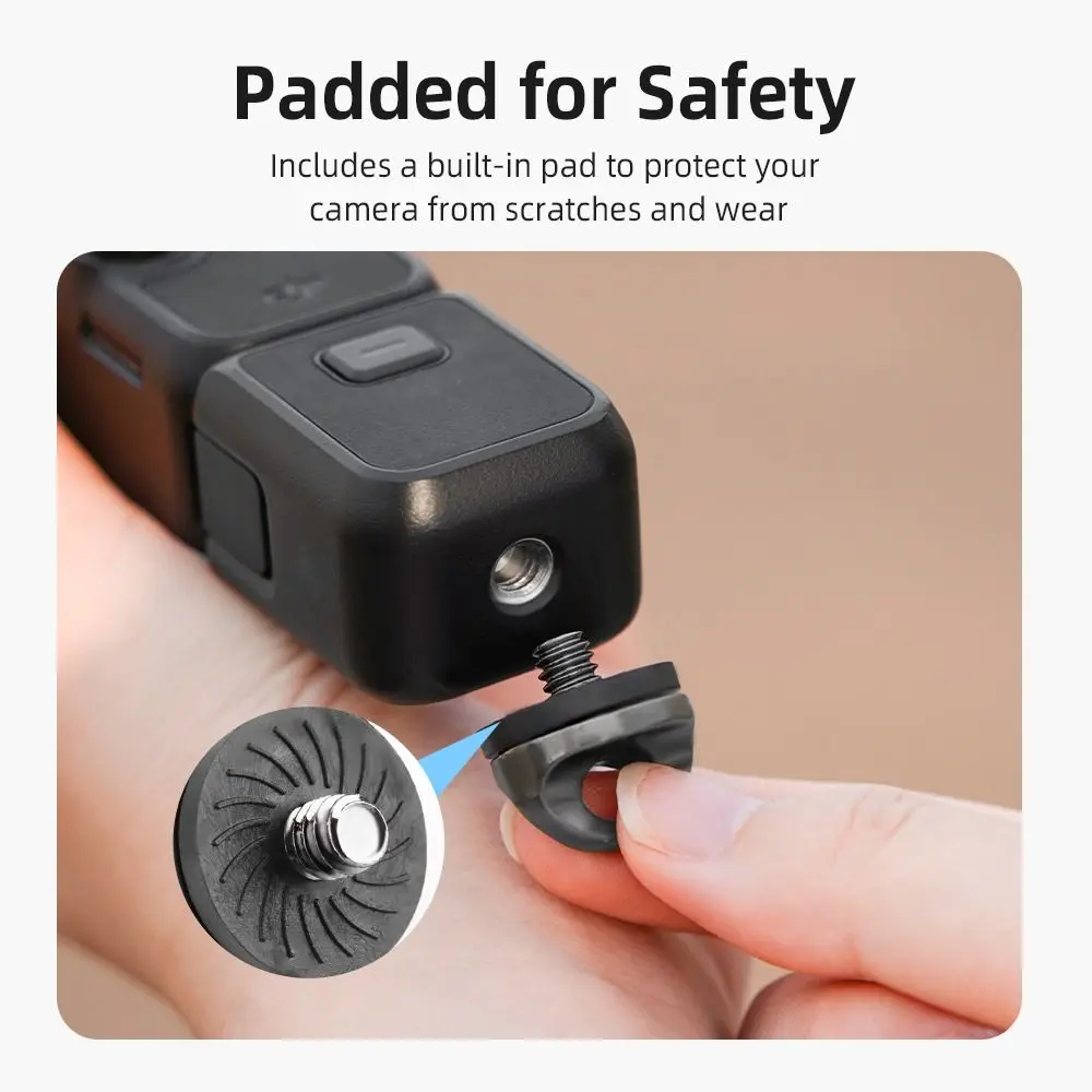 Nylon Neck Strap Adjustable with 1/4 Inch Screw Crossbody Rope Anti-lost Action Camera Accessories Lanyard for OSMO Pocket 3