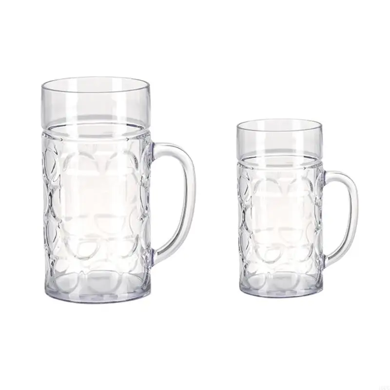 

16FC Shatterproof Beer Mug Unbreakable Plastic Drinking Cups Juice Glasses for Milk Champagne Cup Kitchen Bar Party Water Cup