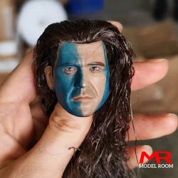 Pangaea PG05-01 1/6 Scottish General William Wallace Head Sculpt War Paint Head Carving Fit PH TBL 12