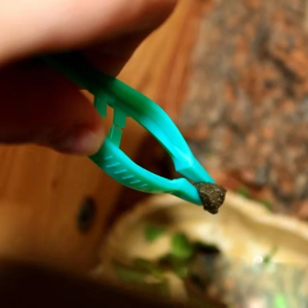 

20pcs Reptile Feeding Clamp Plastic Tweezers Durable for Terrarium Turtle Tank Pet Supplies Feeding Clip Accessories