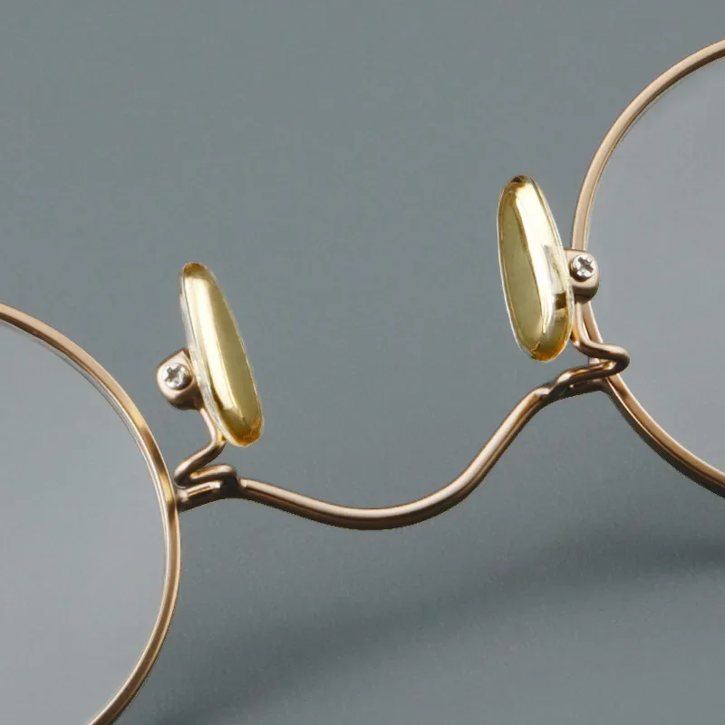 BCLEAR Ultra Light Titanium Eyewear Fashion Retro Round Eyeglasses Small Size Hyperopia Myopia Optical Prescription Frame Unisex