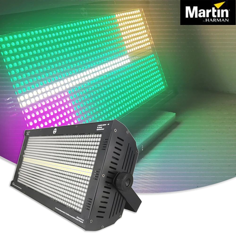 Martin Atomic Strobe Horse Racing 8+8 Segements LED RGB White Flash DMX RDM Stage Wall Washing Lighting Club Night Dj Disco Lamp