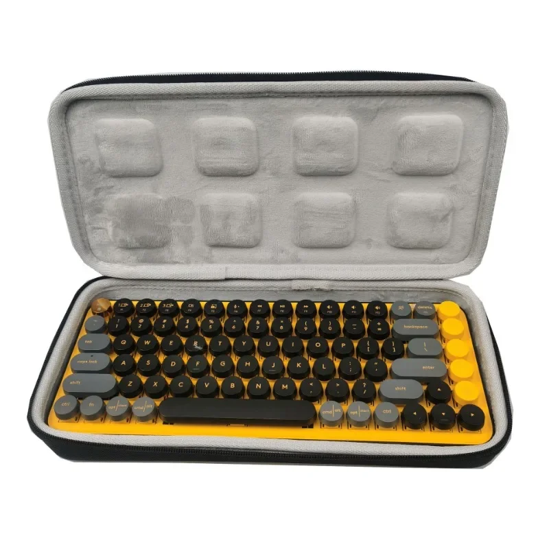 Portable Carrying Case for MX Keys Wireless Mechanical Keyboard Hard Shell Game Storage Box Waterproof Protective Keyboards Bag