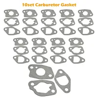 10pcs Carburetor Gasket For HONDA GX160 GX200 5.5HP 6.5HP GX 160 200 Engine Motor Carb Chainsaw Engine Motor Parts
