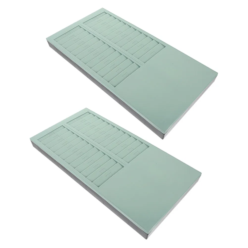 support-mural-en-plastique-pour-cartes-de-presence-a-24-emplacements-2-pieces-pour-l'organisation-du-bureau-support-de-rangement-vertical-pour-cartes