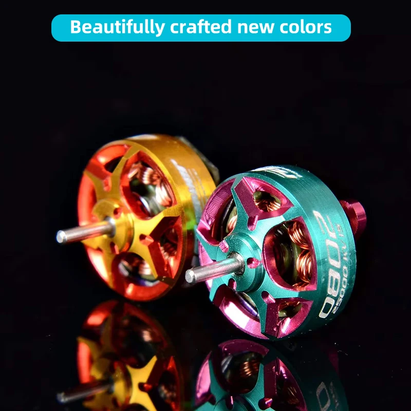 RCINPOWER GTS V3 0802 borstelloze motor 22000KV 25000KV 27000KV 1S voor FPV Freestyle 1,2-1,6 inch Tinywhoop Cinewhoop Drones