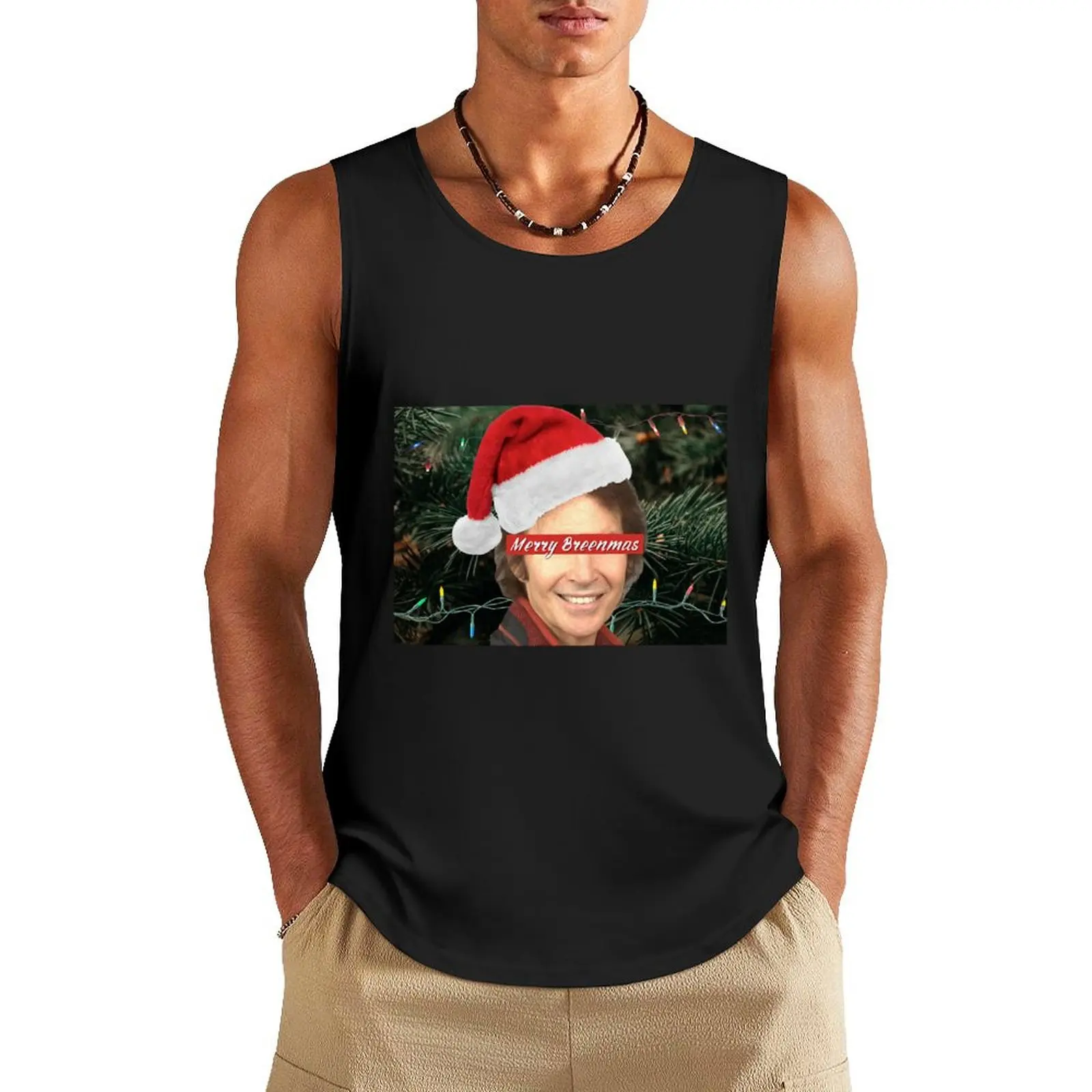 

Merry Breenmas - NEIL BREEN Christmas - Breen's Corrupt Merchandise Tank Top anime clothes men clothes gym t shirt men