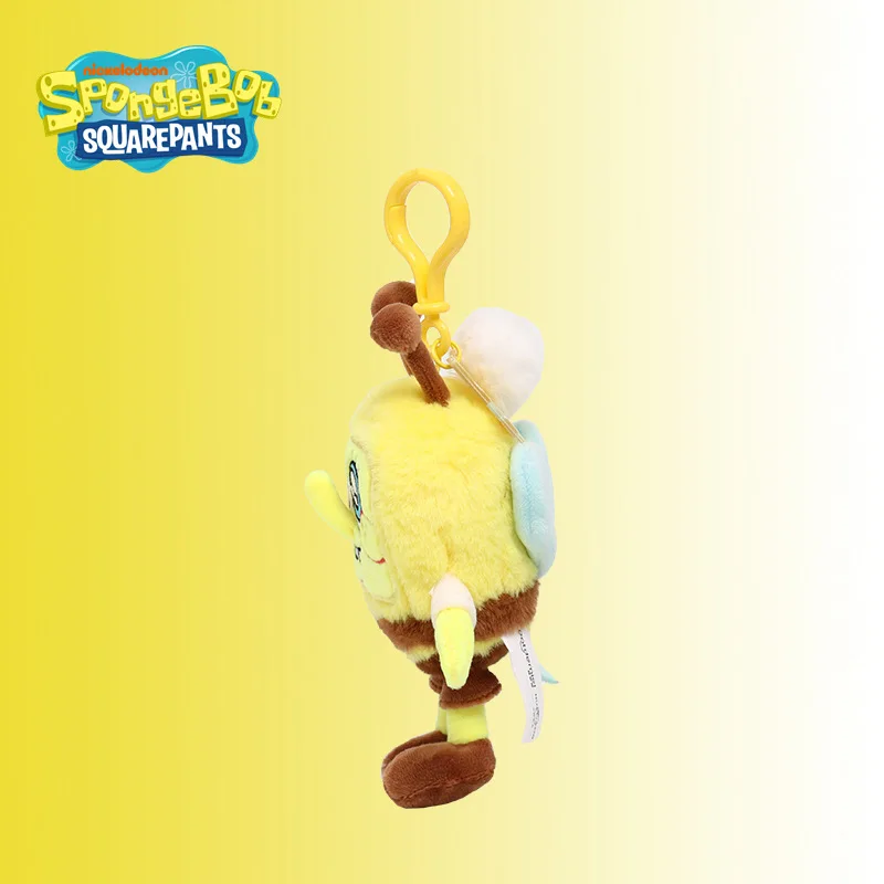 Kawaii حقيقية سبونجبوب أفخم قلادة جديدة عبر خلع الملابس ستار المفاتيح قلادة المرأة حقيبة قلادة فتاة هدية هدية الكريسماس #6