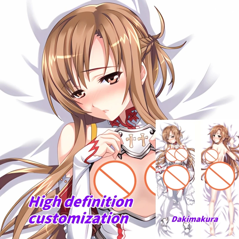

Dakimakura Anime Pillow Case Sword Art Online Yuki Asuna Double-sided Print Of Life-size Body Pillowcase Gifts