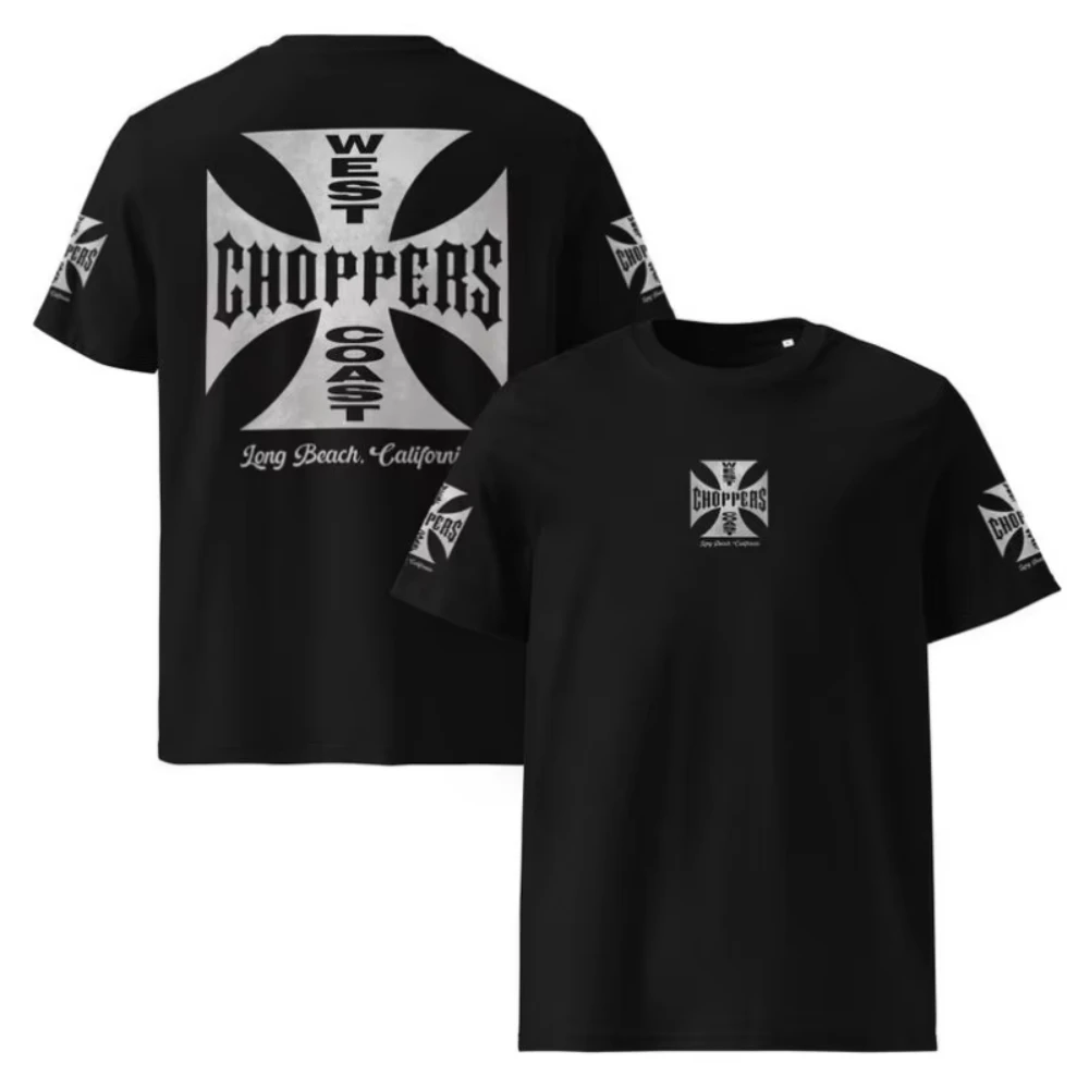 2026 West Coast Choppers Wear The History Vintage Biker Graphic T-Shirt Cotton Short Sleeve Street Motorcycle Holiday Gift Tops