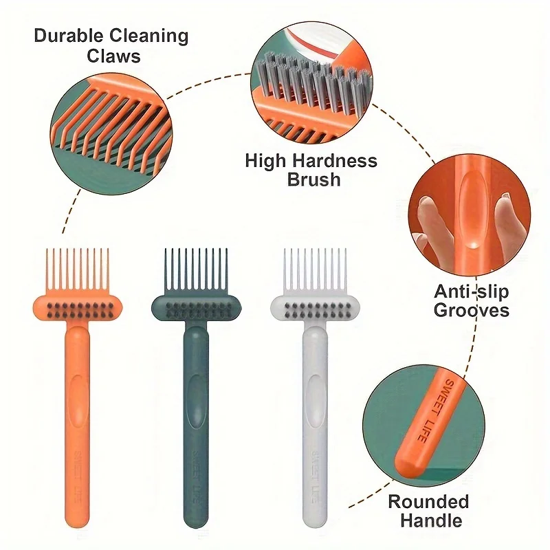 1pc Hair Brush Cleansing Comb Hair Brush Remover for Removing Broken Hair Dust Cleanser Hairdressing Accessories view 4