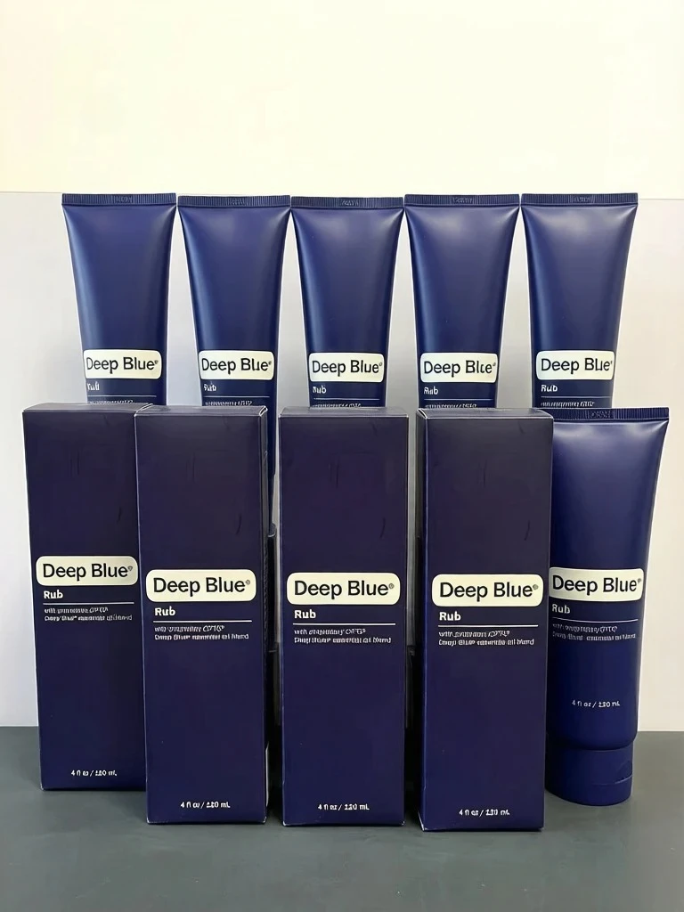 10pcs/lot New Box Creme Deep Blue Rub Doterra With Proprietary Cptg Deep Blue Essential Oil Blend 120ml Makeup Tool Kits