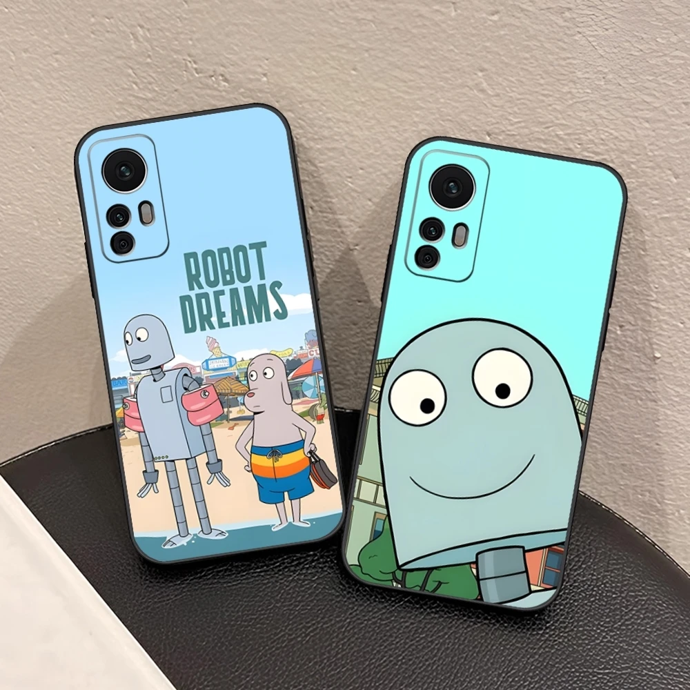 Cartoon Robot Dreams Phone Case For Xiaomi 13 12 11T Lite Ultra Redmi Note 13 12 10 Pro POCO F4 F5 X5 Pro Back Cover