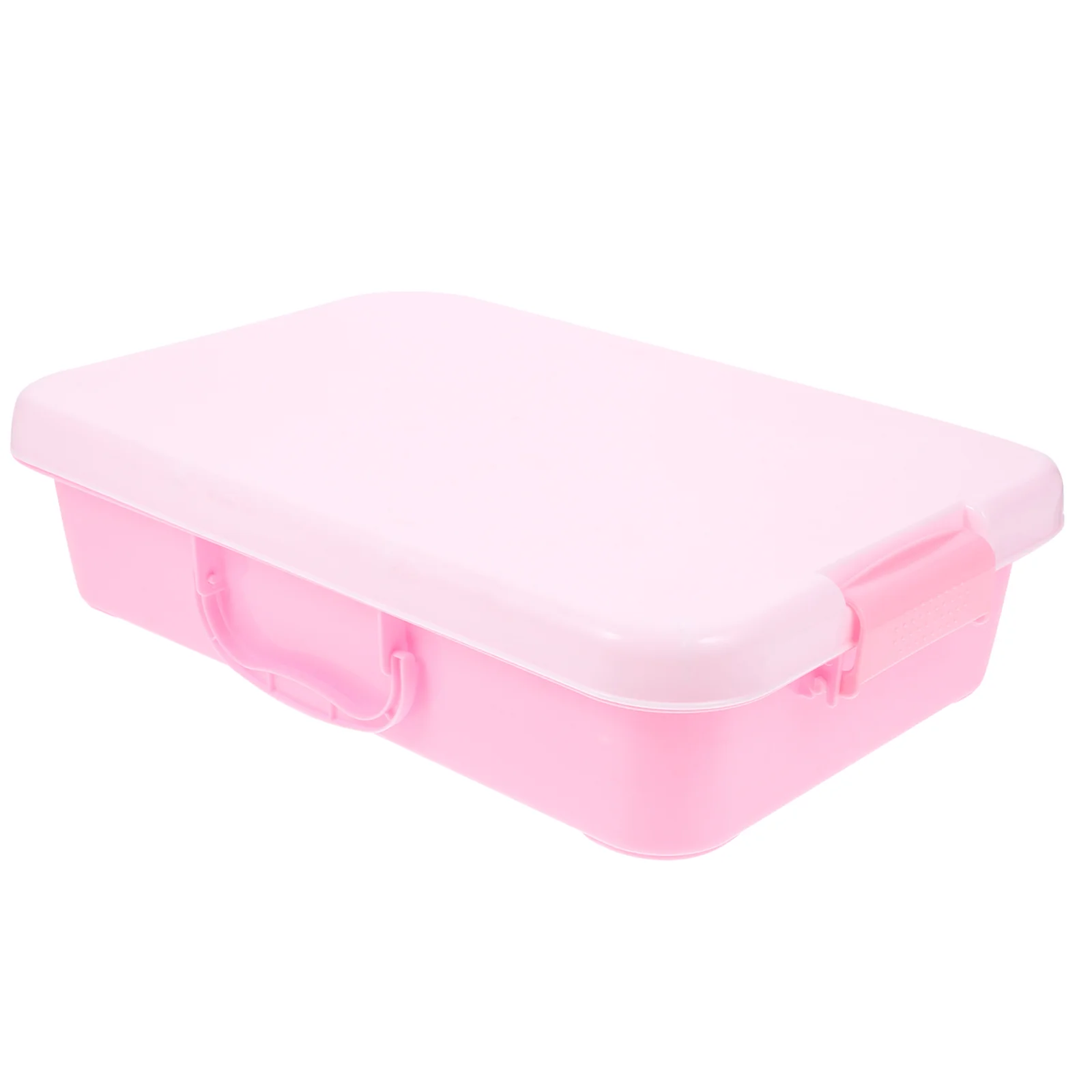 Sand Table Storage Box Children Outdoor Sandbox Tray for Kids Toys Beach Portable With Lid Abs Handheld Activities Office