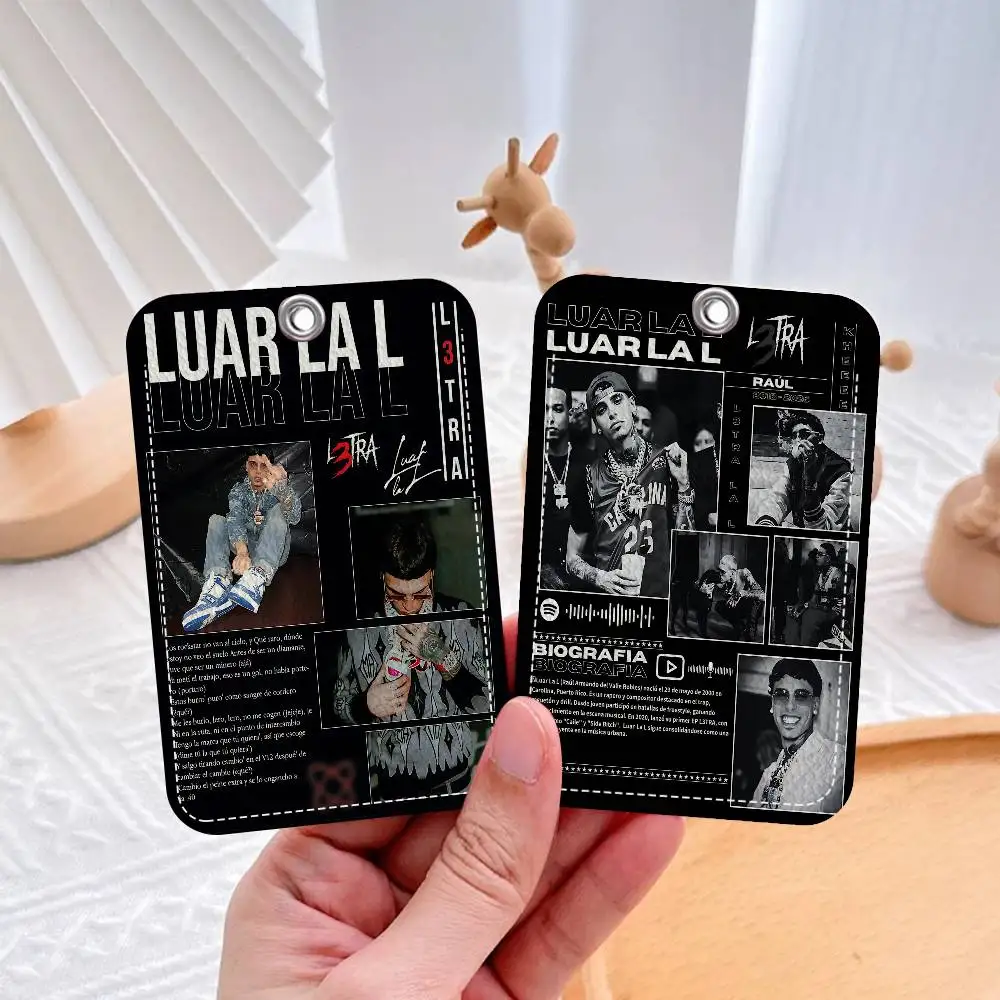 Singer L-luar La Access & Meal Card Holder Keychain Credit ID Bank Card Protective Case Keychain Pendant Fashion