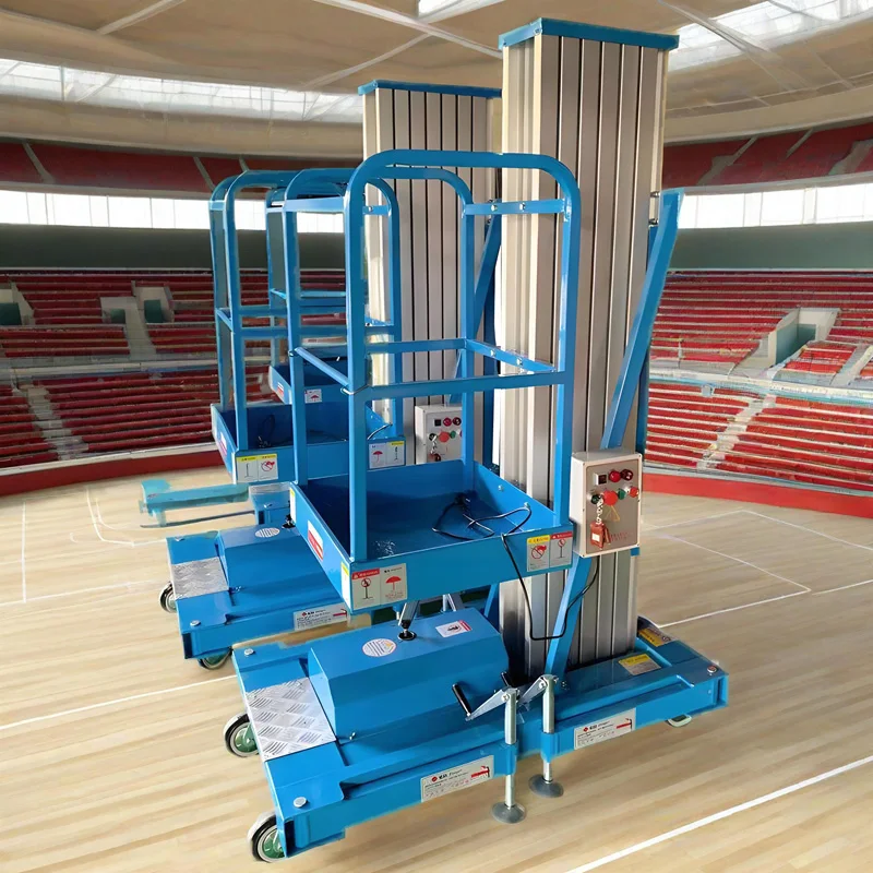 

Гидравлический телескопический лестничный подъемник, вертикальная электрическая одинарная двойная мачтовая лестница