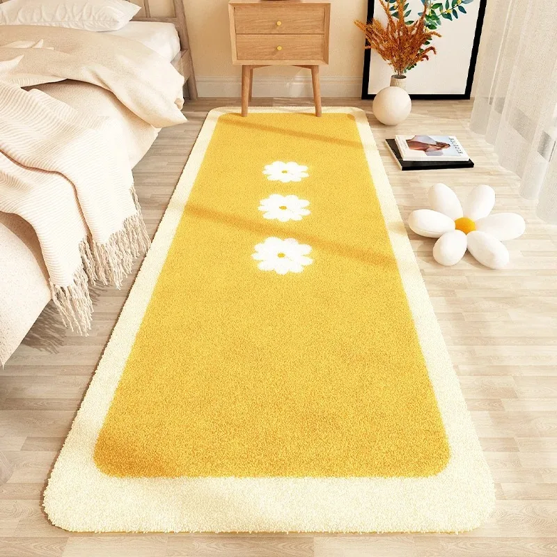 Gradient Cozy Soft Bedroom Carpet Art Minimalist Wavy Girl Room Home Decoration Modern Aesthetics Balcony Rug ковер tapete 양탄자