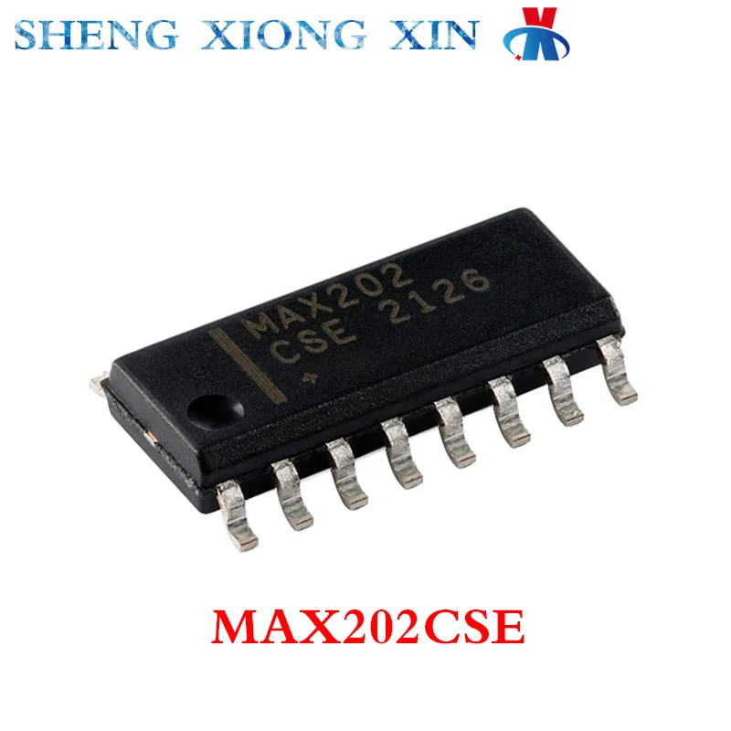 

5pcs/Lot New 100% MAX202CSE+T SOP-16 RS-232 Interface IC MAX202 202 Integrated Circuit