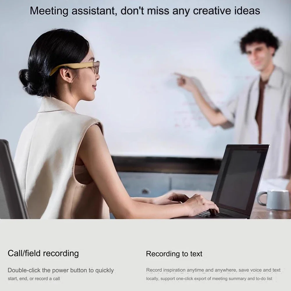 Meizu StarV Air2 AR Smart Glasses 3D Sync 13 languages real-time Translation Speech Prompter Cycling Support English