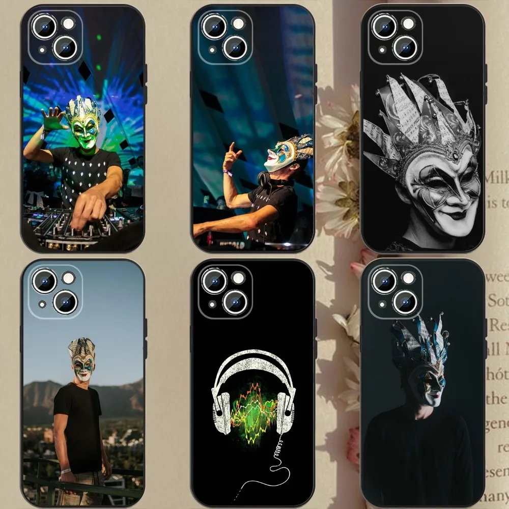 DJ B-Boris Brejcha  Phone Case For Apple iPhone 15,14,13,12,11,XS,XR,X,8,7,Pro,Max,Plus,mini Silicone Black Cover