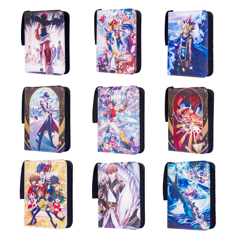 

Yu-Gi-Oh Card Binder 9 Pocket Trading Card Holder Anime Card Binder with 50 inner Pages Zipper Holder Up to 900 Cards toys gift