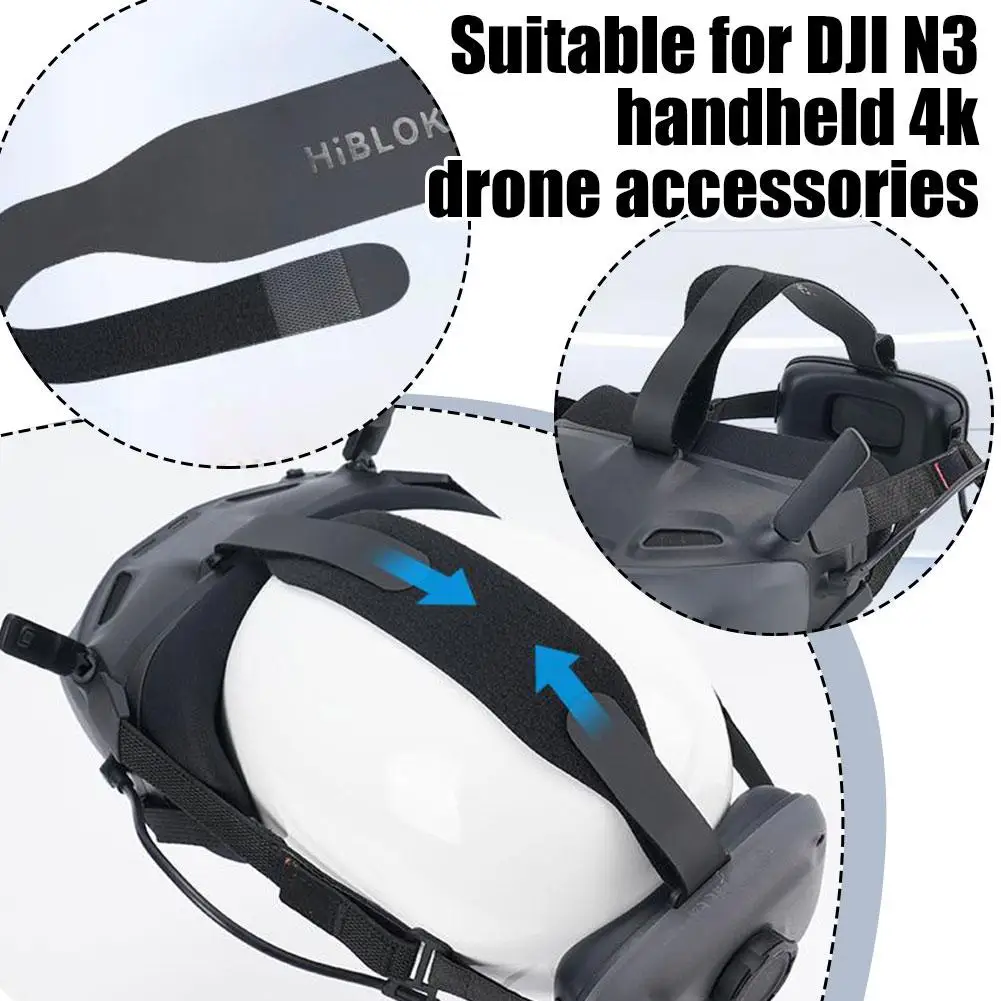 For DJI Neo Goggles N3 Simple Protection Headband For Avata 2 N3 Pressure Relief Vertical Line Auxiliary Headband