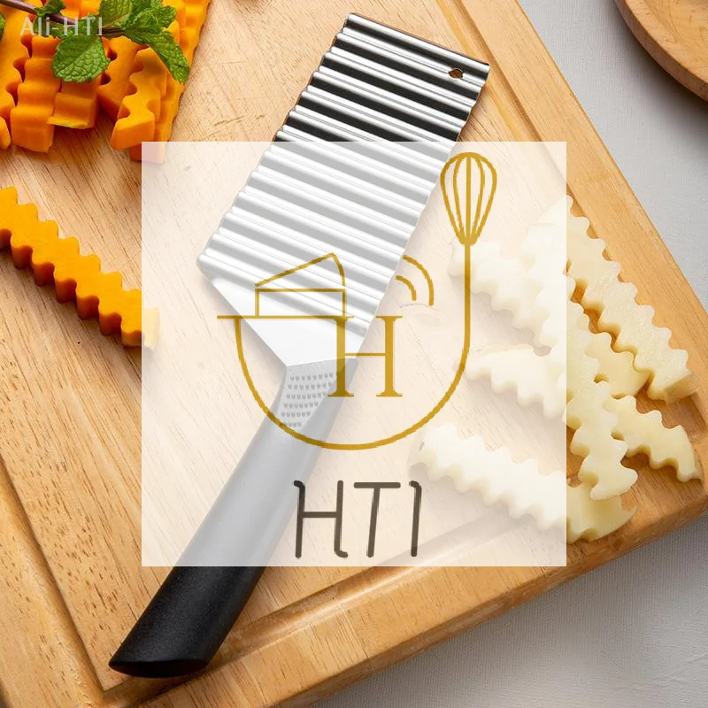 

Stainless Steel Potato Crinkle Wavy Slicer Knife French Fries Dough Vegetable Fruit Potato Cutter Chopper Kitchen Maker Tool
