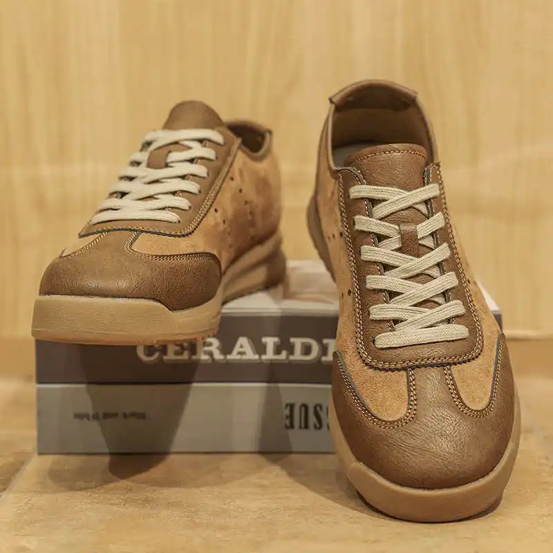 

Parkside Natural Leather Boots Basketball Men's Funny Shoes Minimalist Sneakers Sport Special Offers Gifts Imported