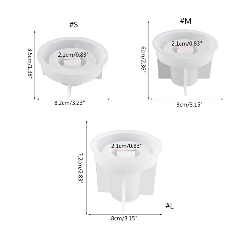 Kolom Tempat Lilin Cetakan Resin Lilin Cetakan Silikon Cetakan Pilar Kristal