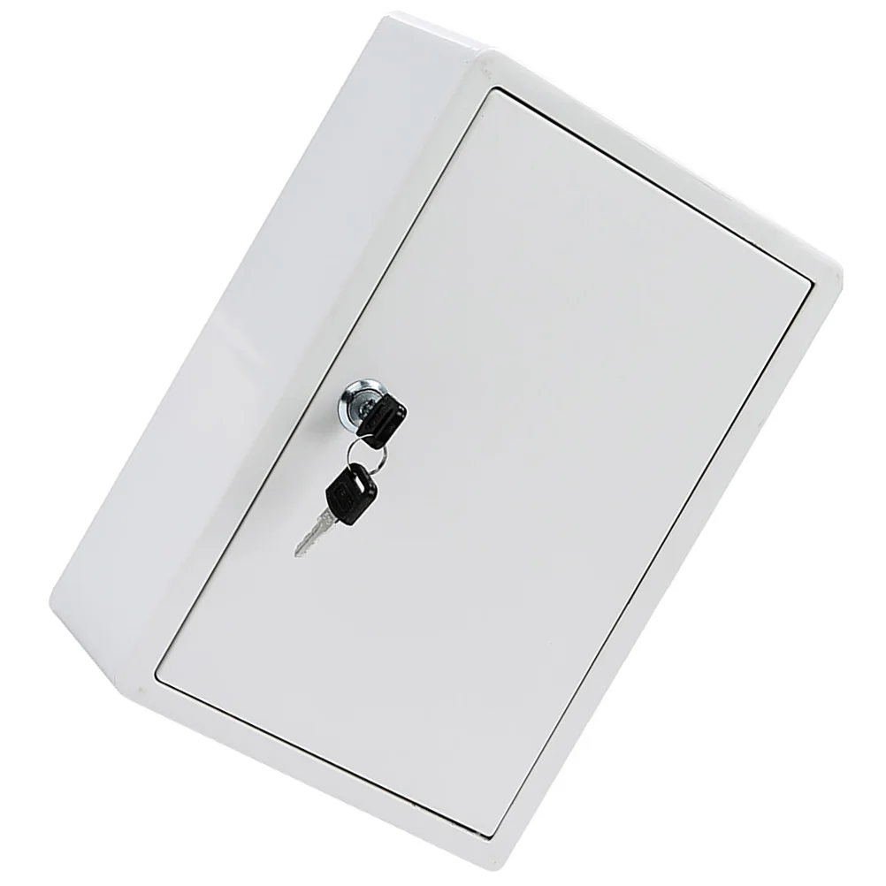 Milk Box Wall-mounted Outdoor Iron Sheet Fresh Delivery Mailbox ( ) Plastic Holder Crate Case for Hanging Supply Home