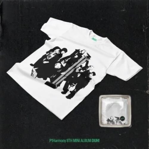 P1Harmony - ¡Claro! - Versión de camiseta blanca lisa - incl. Álbum de Fotos de 44 Páginas, con Sobres