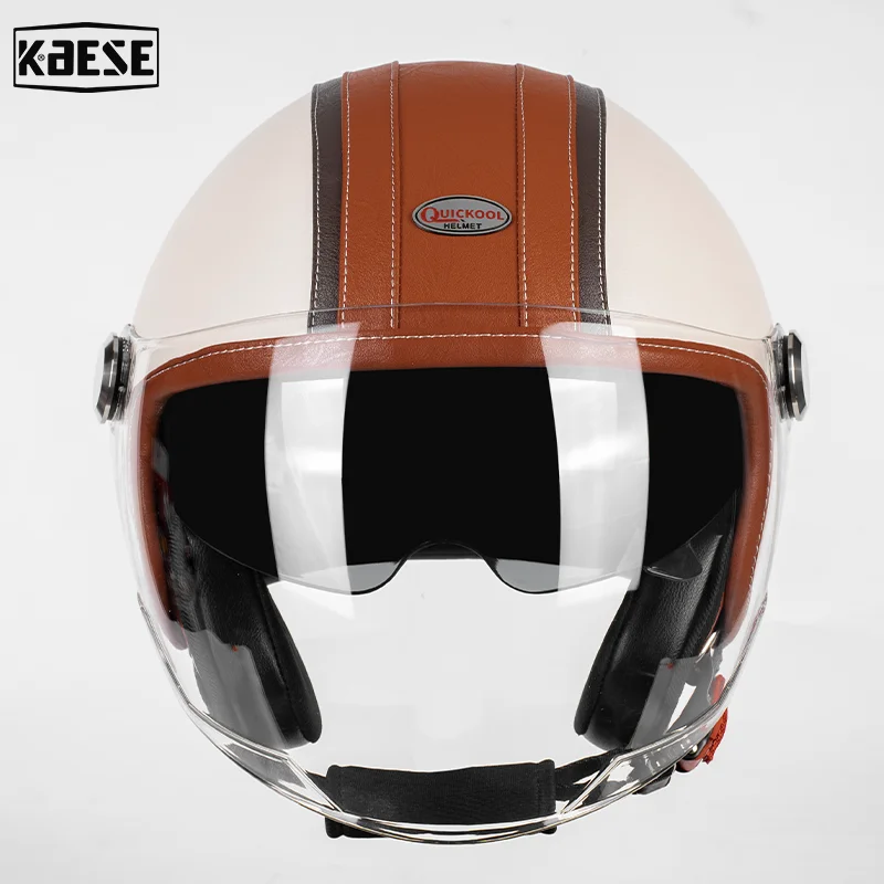 

Винтажный стиль, белый, оранжевый, 3/4 мотоциклетный шлем с открытым лицом, унисекс, амортизирующий интерьер EPS, идеально подходит для длительных поездок