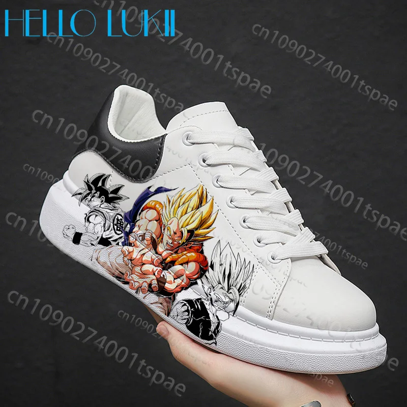 Size 35-44 Adult Shoes Dragon Ball Print Popular Personality Goku Man Woman Cool Fashion Walking Shoes Free-express view 4