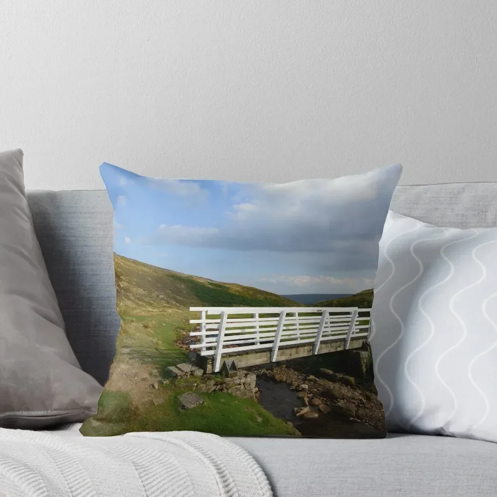 

Swaledale Stream Crossing Throw Pillow Pillow Decor pillowcases for sofa cushions Pillow Cases Decorative anime girl