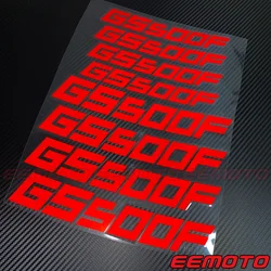8X Custom Iner Rims Decals Wheels Reflective Stripes Waterproof Motorcycle Stickers For GS550 GS500F GS 500F 550