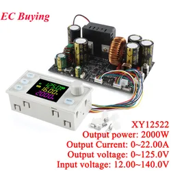 XY12522 125V 22A 2000W CNC DC Adjustable Buck Voltage Regulated Step-down Power Supply Constant Voltage Current Module DC12-140V