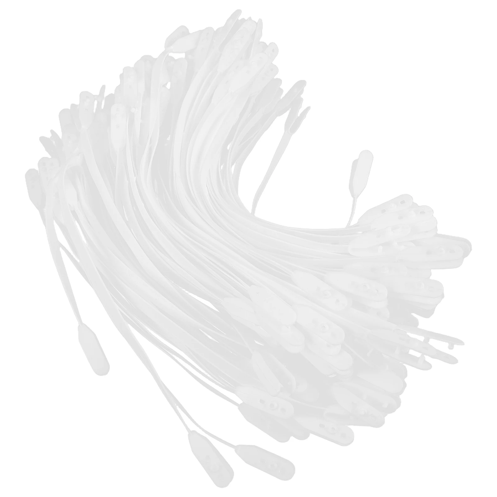 

100 pcs Tote Bags Handbag Handles Carrying Straps Heavy Objects White Shipping Replacement Bag Making Accessories Plastic Fork