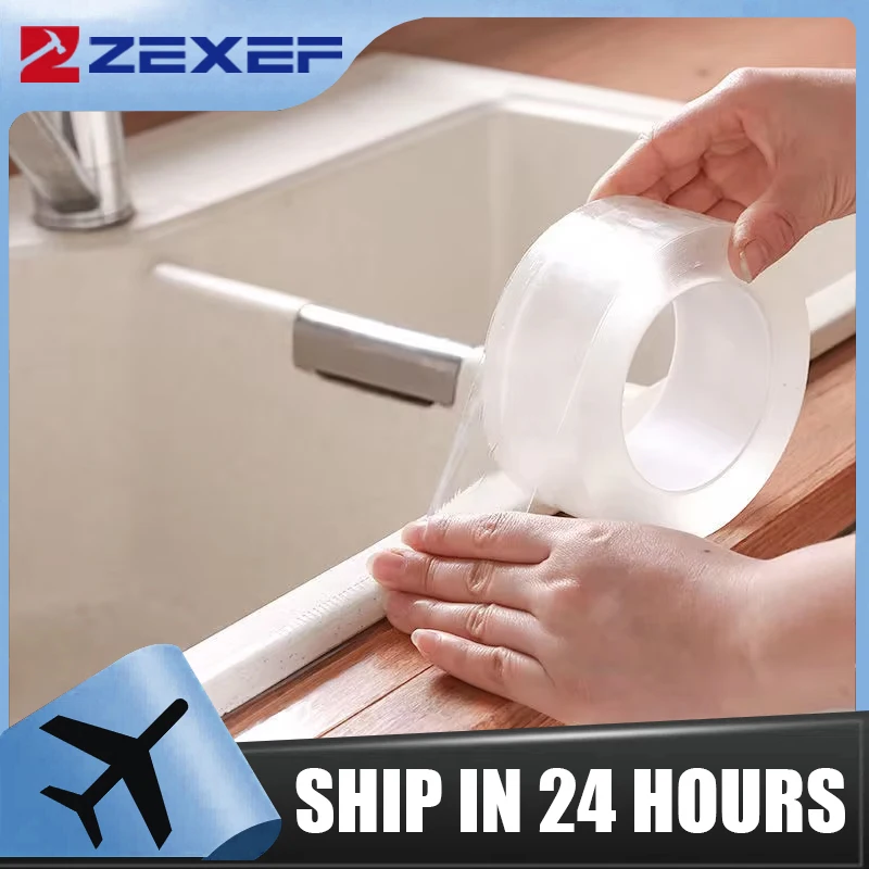 3M Kitchen Waterproof Tape Self-adhesive Sink Pool Beautiful Seam Paste Mildew Antifouling Waterproof Adhesive Nano Tape