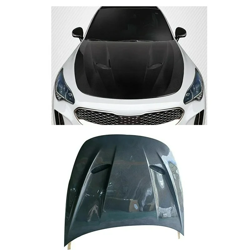 

Lightweight Performance FORKia Stinger Engine Hood Carbon Fiber