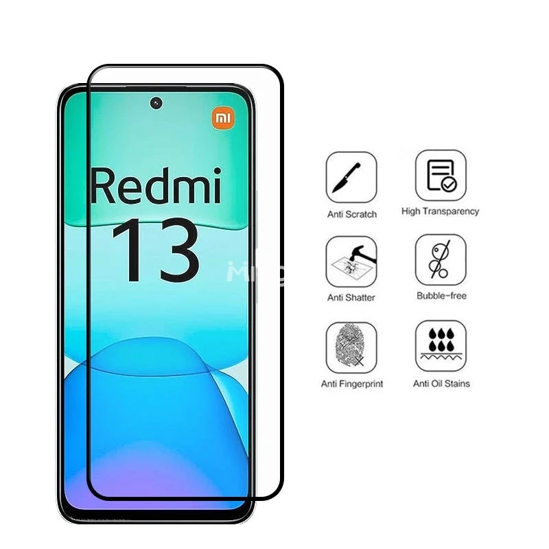 Protecteur d'écran pour Redmi 13, Film d'objectif souple, Verre guatémaltèque, Anti-rayures, 13C, 5G, 13R