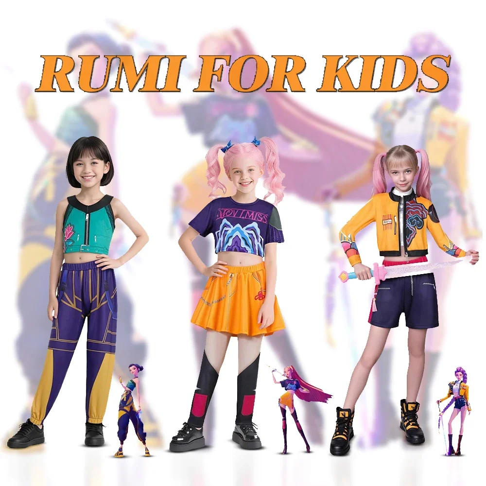 

Костюм для выступления KPOP на Хэллоуин, детский карнавальный костюм, праздничная одежда, ткань для дня рождения, детский карнавальный костюм для косплея