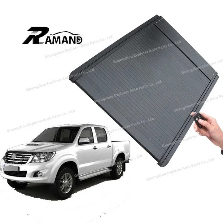 

Pickup Roller Lid for Hilux Vigo 2005-2014 Aluminum Retractable Truck Accessories for Hilux Vigo Roll Up Tonneau Cover